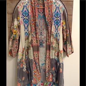 JOHNNY WAS - Mixed Floral Printed Kimono